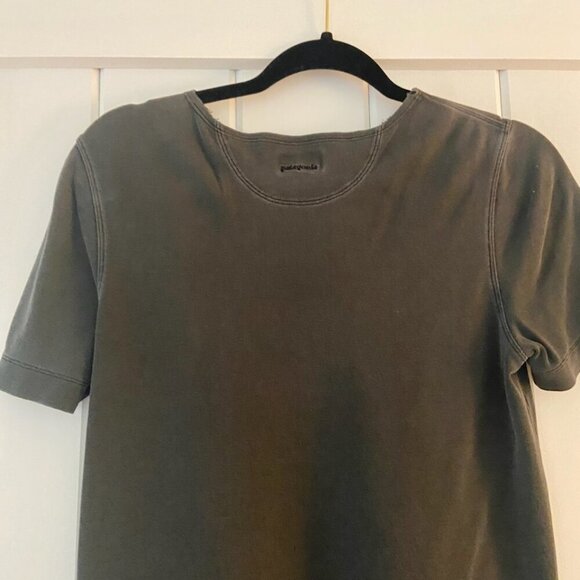 Patagonia Organic Cotton T Shirt Dress Dark Gray Size Small - Picture 7 of 8